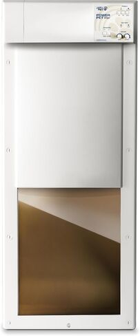 High Tech Pet Fully Automatic Pet Door for Wall and Door Installation - Large in Kuwait