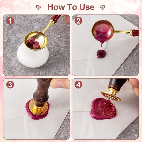 8pcs Vintage Floral Wax Seal Stamp Set, Brass Stamps Heads with Wooden Handle, Medieval Traditional Sealing Wax Stamp Kit for Wedding Invitations Cards Envelopes Gift Packing- 7 Styles in Saudi Arabia