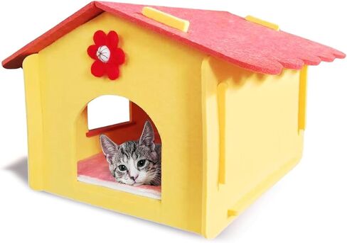 Lukamoo® Cute Cat House (Vanilla Mocha, Large) in Saudi Arabia