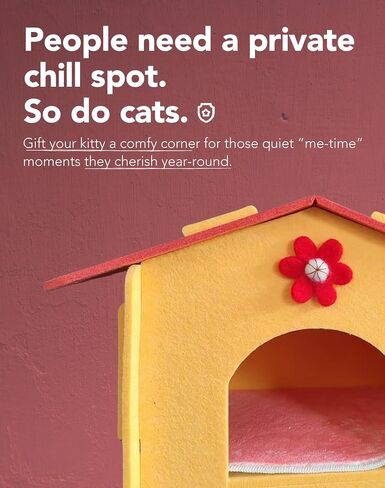 Lukamoo® Cute Cat House (Vanilla Mocha, Large) in Saudi Arabia