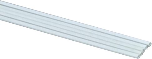 ZEZEFUFU 5PCS ABS Plastic Round Bar Rods White Round Tube Hollow Round Tube for DIY Architectural Model Making Accessory in Saudi Arabia
