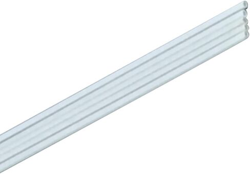 ZEZEFUFU 5PCS ABS Plastic Round Bar Rods White Round Tube Hollow Round Tube for DIY Architectural Model Making Accessory in Saudi Arabia