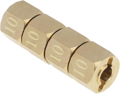 4PCS Brass Wheel Hex Heavier RC Hex Hub Replacement for Axial SCX10 90046 RR10 RGT 86100 MST 1/10 RC Accessory in Saudi Arabia