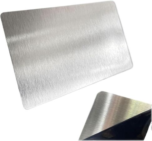 20pcs بطاقة معدنية فارغة 100 × 60 × 0.4 مم تصنع 201 لوحة من الفولاذ المقاوم للصدأ لنقش الطباعة DIY (مرآة الذهب ، 80x80x0.4mm) in Kuwait