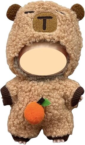 Capybara Animals Cloths for Doll ، Crochet Cloth Proting for 17cm Dolls ، Adists Adorning Doll's Outfits in Kuwait