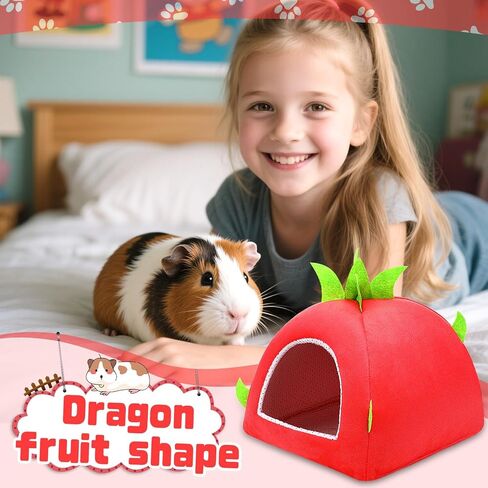 UPINS Large Guinea Pig Hideout,Guinea Pig Bed Washable Small Animal House Cage Accessories for Chinchillas Hamsters Hedgehogs Ferrets Bearded Dragons and Rats in Saudi Arabia