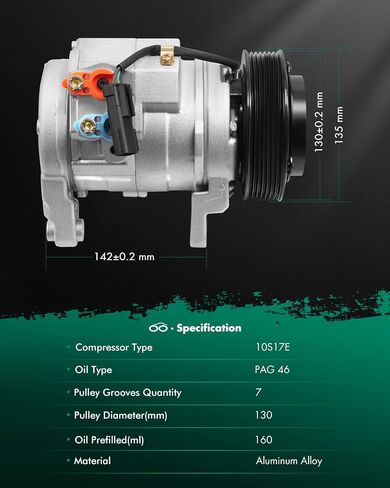 SCITOO AC Compressor fits for T-oyota Camry T-oyota RAV4 2.4L 2006 2007 2008 2009 CO 11178JC in Kuwait