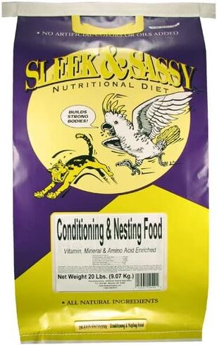 SLEEK & SASSY Conditioning & Nestling Bird Food (4 lbs.) in Saudi Arabia