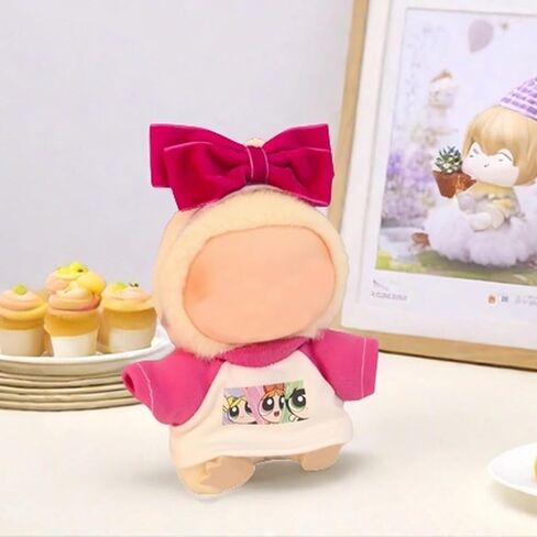 Fashion 17 cm Lububu Clothes White,Doll Clothes, Dolls Clothes 2025 New Cute Outfits Set for Party Birthday (A, White) in Saudi Arabia