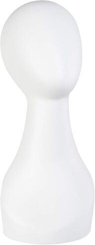 استوديو محدودة متينة PP Material Dannequin/Manikin Head لعرض الباروكات والقبعات والقلائد (Pearl White) in Kuwait