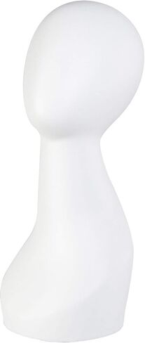 استوديو محدودة متينة PP Material Dannequin/Manikin Head لعرض الباروكات والقبعات والقلائد (Pearl White) in Kuwait