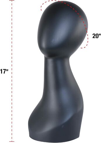 استوديو محدودة متينة PP Material Dannequin/Manikin Head لعرض الباروكات والقبعات والقلائد (Pearl White) in Kuwait