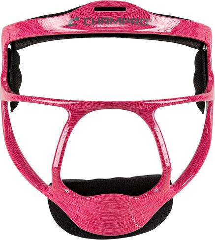 قناع الوجه الواقي خفيف الوزن للغاية من CHAMPRO Rampage Fastpitch Softball Fielder، أسود in Saudi Arabia