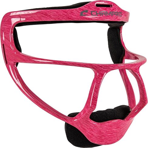 قناع الوجه الواقي خفيف الوزن للغاية من CHAMPRO Rampage Fastpitch Softball Fielder، أسود in Saudi Arabia