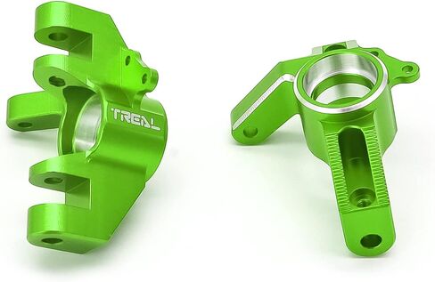 TREAL Alu# 7075 Front Steering Knuckles (Left&Right) for 1/10 Losi Hammer Rey U4 (Black) in Saudi Arabia