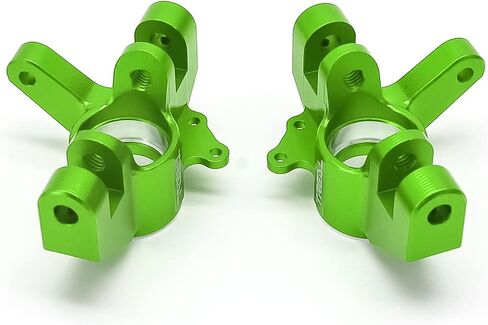 TREAL Alu# 7075 Front Steering Knuckles (Left&Right) for 1/10 Losi Hammer Rey U4 (Black) in Saudi Arabia