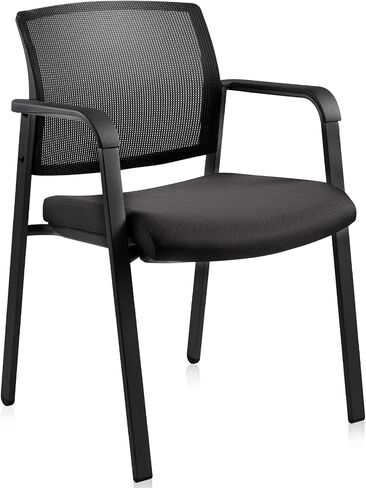 Clatina Mesh Back Congering Arm Chairs ، كرسي مكتب النسيج المنجد ، Fram Sturdy Metal Fram و Supern Prumpar Support للمنزل ، المكتب ، غرف الاجتماع in Kuwait