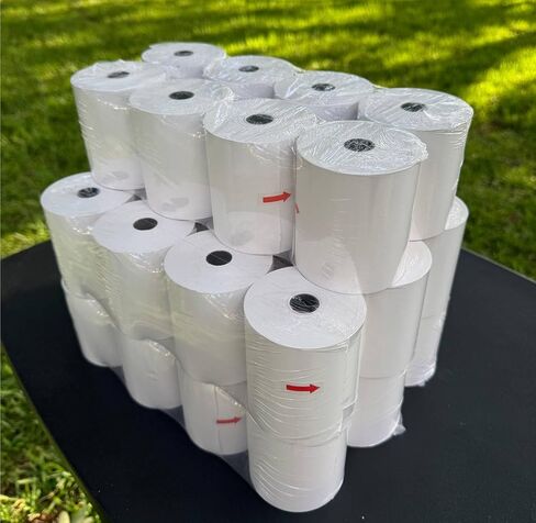 3 1/8" x 230' Premium A Grade POS Thermal Receipt Printer Paper (32 Rolls) in Saudi Arabia