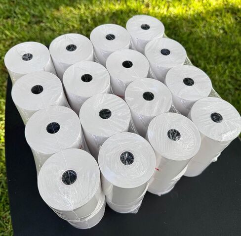 3 1/8" x 230' Premium A Grade POS Thermal Receipt Printer Paper (32 Rolls) in Saudi Arabia