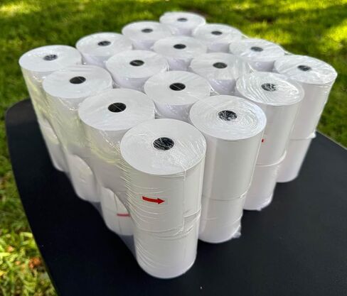3 1/8" x 230' Premium A Grade POS Thermal Receipt Printer Paper (32 Rolls) in Saudi Arabia