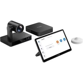 TWA Yealink Bundle of ZVC860-C5-000 Zoom Room System for Medium and Large Meeting Rooms Connects to PC, Mac, Cell & Softphones with TWAComm Microfiber Cloth