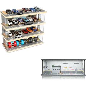 Toy Car Parking Garage with Lights + Foamboard Parking Garage with Lights, Depot