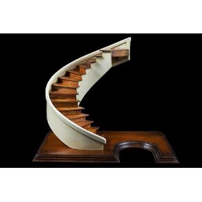 Architectural 3D Staircase Ivory