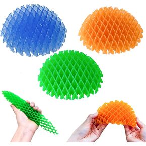 10Pcs Fidget Worm Toy, Cool Toy Worm Big Fidget Toy, Green Cute Worm Shaped Ornament, Funny Pocket W orm Fidget Toy Weird Sensory to y Portable for Adults Children