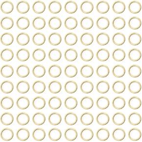 6MM 500PCS 14K Gold Jump Rings for Jewelry Making Non Tarnish Small Open Gold Filled Jump Rings for Necklace Earrings Bracelet Key Chains and DIY Craft