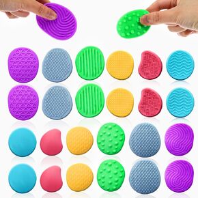 24 Pcs Sensory Worry Stones Textured Anxiety Stones Sensory Tools for Adults Stress Relief Items Autism Gift
