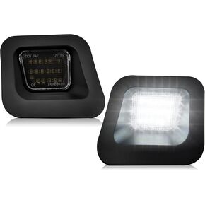 مجموعة مصابيح لوحة ترخيص LED متوافقة مع شاحنة بيك اب دودج دورانجو 2014-2022، عدسة شفافة 6500K أبيض in Kuwait