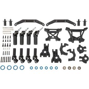 Traxxas 9080 Outer Driveline & Suspension Upgrade Kit, Extreme Heavy Duty, Black