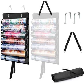 Playmat Tube Storage Bag, Hangable Playmat Holder for MTG, Portable Play Mat Organizer Case for TCG/RPG, Hanging 12+1 Card Game Mat Tube With Plastic Slots,Store and Protect Playmats(12Tubes)
