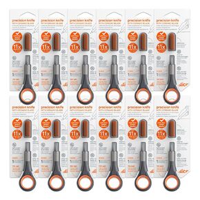 Slice Precision Knife | Finger Grip for Precision and Control | Safe Ceramic Blade Lasting 11x Longer than Metal | 2 Pack
