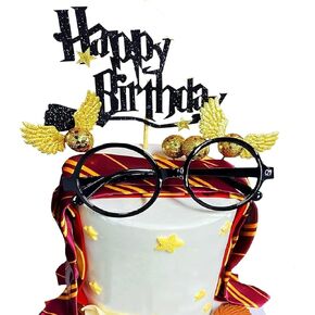 10 PCS Wizard Party Supplies - Wizard Cake Topper & Decoration - Birthday Party Favors