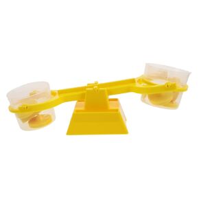 1 Set Educational Balance Scale Double Pan Clear Weight Scale for Classroom Science Experiments Lightweight Easy to Assemble for Preschool Math Learning