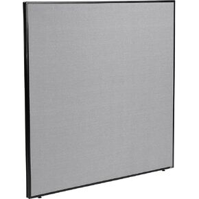 Global Industrial 60-1/4"W x 60"H Office Partition Panel, Gray