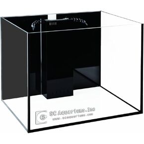 SCA 66 Gallon Starfire Rimless Aquariums 32x24x20 10mm with Built-in Overflow