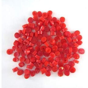 Red Opal Dots D2502-96 COE 96 Glacial Art Glass