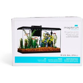 imagitarium LED Aquarium Kit 30.12" W X 20.82" H 29 Gallons