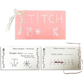 Creative Mini Sewing Kit Book, DIY Creative Mini Sewing Card Set, Elevate Your Sewing Skills, Embroidery Stitches Skills Book, Portable Small Travel Sewing Kit, Learn Real Sewing Techniques