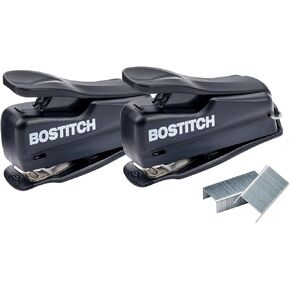Bostitch Nano Mini Staplers, Black, 2-Pack (1830-2PK)