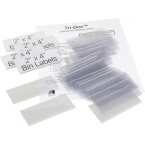 Label Holder 2" x 4" for Stacking Bin, 25/Pk