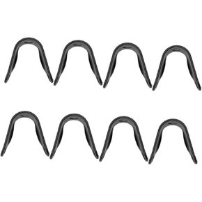 Angoily 10pcs Plastic Nose Clips for Outdoor Masks Durable Fixation for Riding and Dust Protection Easy to Wear Nose Clips for Men and Women Practical Mask Accessories Black