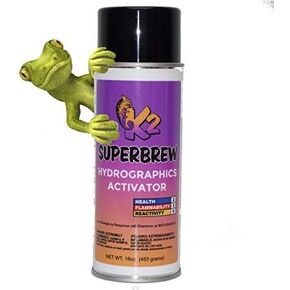 Hydrographic Film Activator - K2 Super Brew 16 Oz Aerosol Spray Can Hydro Graphic Water Transfer Activator Hydro Dip Dipping