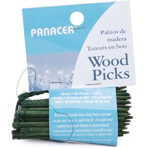 Panacea Wood Picks 2.5" 60/Pkg