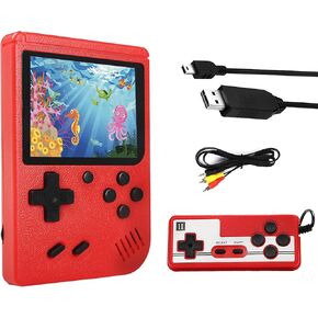 Retro Handheld Game, Portable Gaming System with 500 Classic Games,3.0" LCD Screen, and Additional Controller,Support for Connecting TV and Two Players
