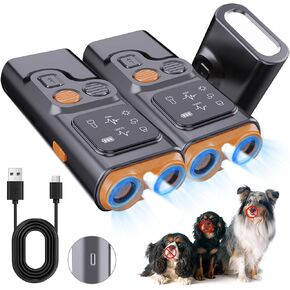 Anti Barking Device, 2025 New Anti Barking Device Dog Bark Deterrent Devices with Hd Display and LED Flashlight, Anti-bark Device That Trains Your Dog Not to Bark Safe for Dogs (1)