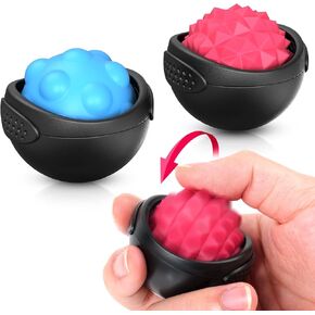 KLT Fidget Toys Spinner for Adults: Sensory Stimulation Finger Spinners - Quiet Stress Relief Roller for Autism - Calming Textured Desk Toys for Office Workers