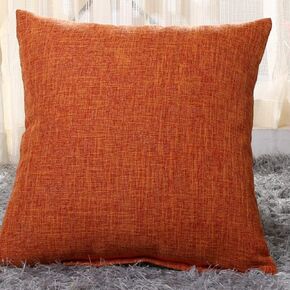 Linen Throw Pillow Case Cushion Covers Set of 4 Pcs,Solid Color Decorative Pillowcase Soft Environment-Friendly,Perfect(A,50X50cm)(A,50X50cm)